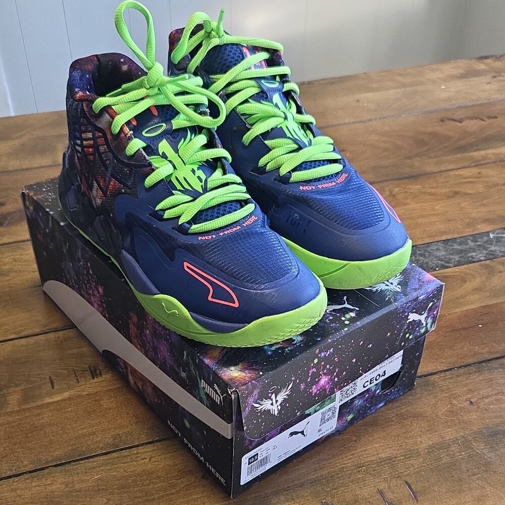 Puma MB.01 Galaxy LaMelo Ball Size 10.5 Men 376677-07 w/ OG Box Excellent